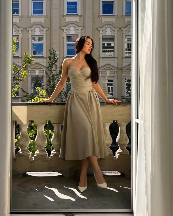 Annika Ärmelloses Midikleid mit Trägern