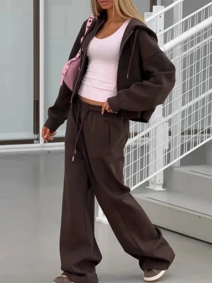 Cecilia zweiteiliges Trainingsanzug-Set mit Oversize-Hoodie