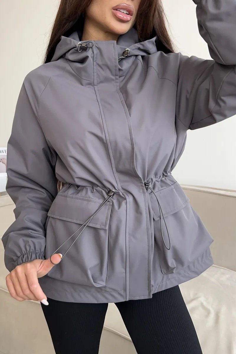 Adelia wasserdichte Jacke mit Kapuze