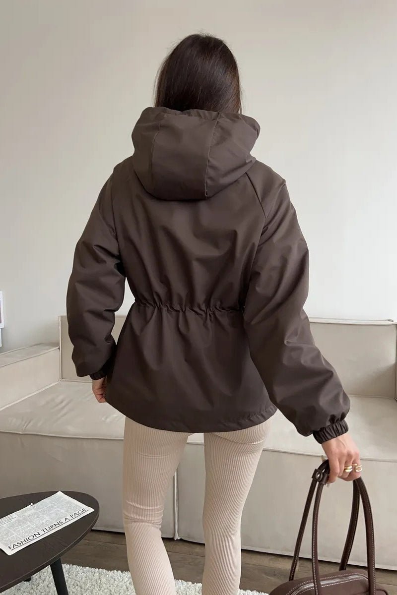 Adelia wasserdichte Jacke mit Kapuze