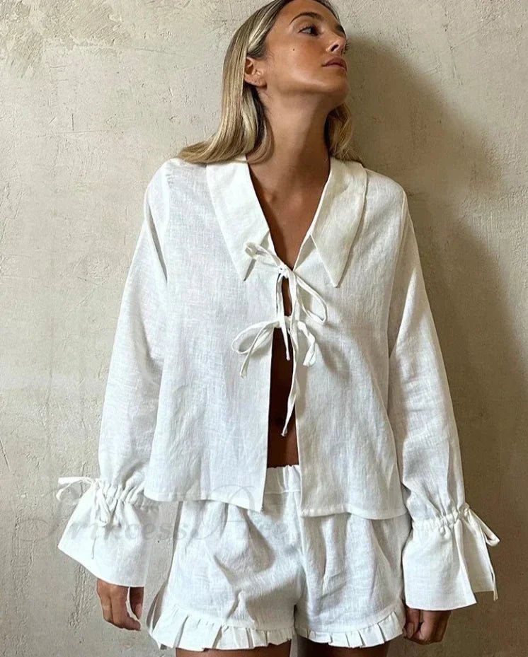Adina Stylish Cotton Two Piece Set