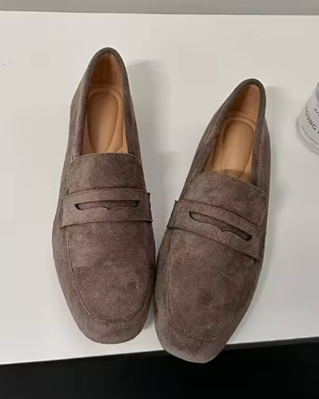 Adira Veloursleder-Slipper