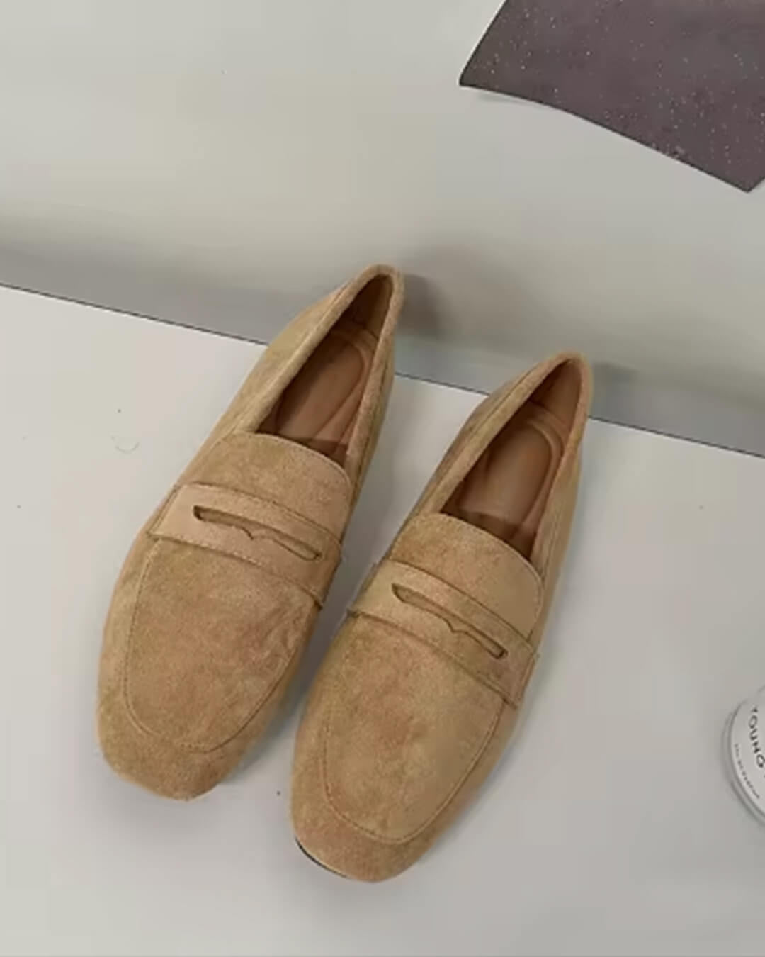 Adira Veloursleder-Slipper