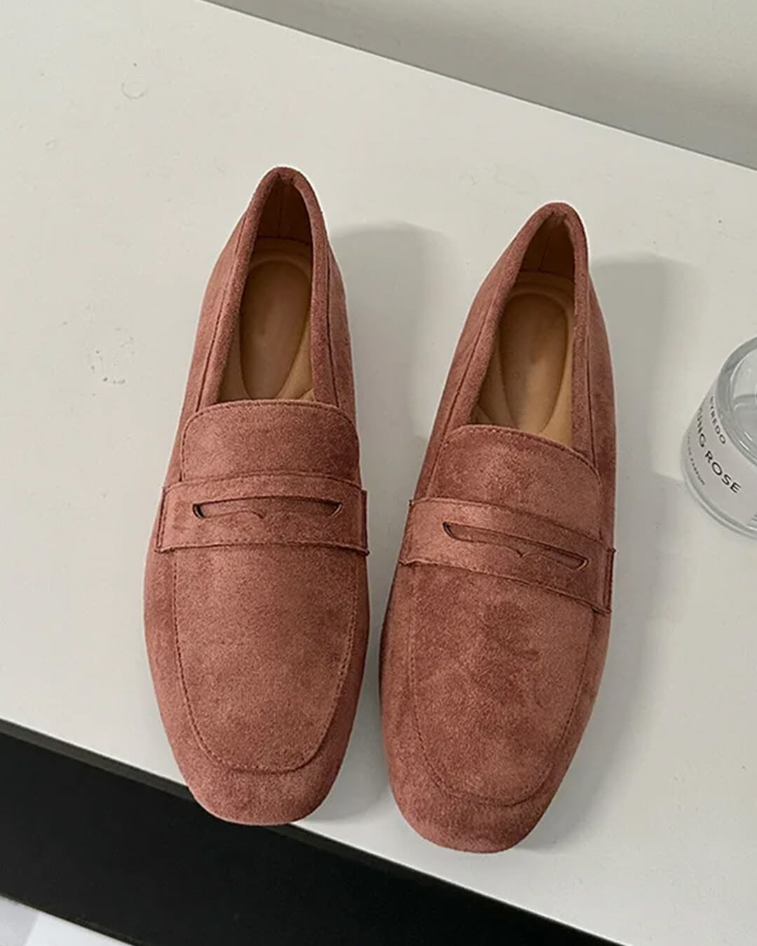 Adira Veloursleder-Slipper