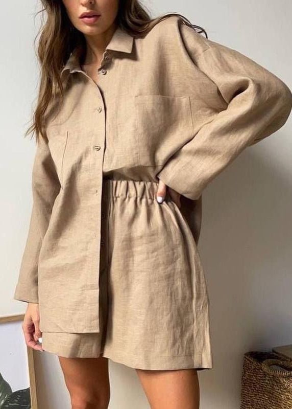Aelita Relaxed Linen Co-Ord Set