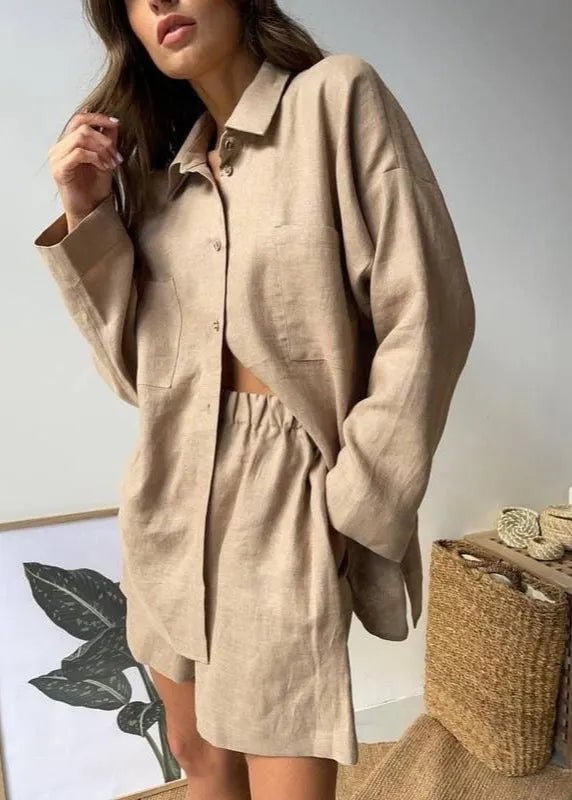 Aelita Relaxed Linen Co-Ord Set