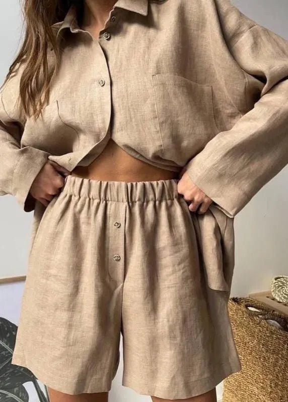 Aelita Relaxed Linen Co-Ord Set