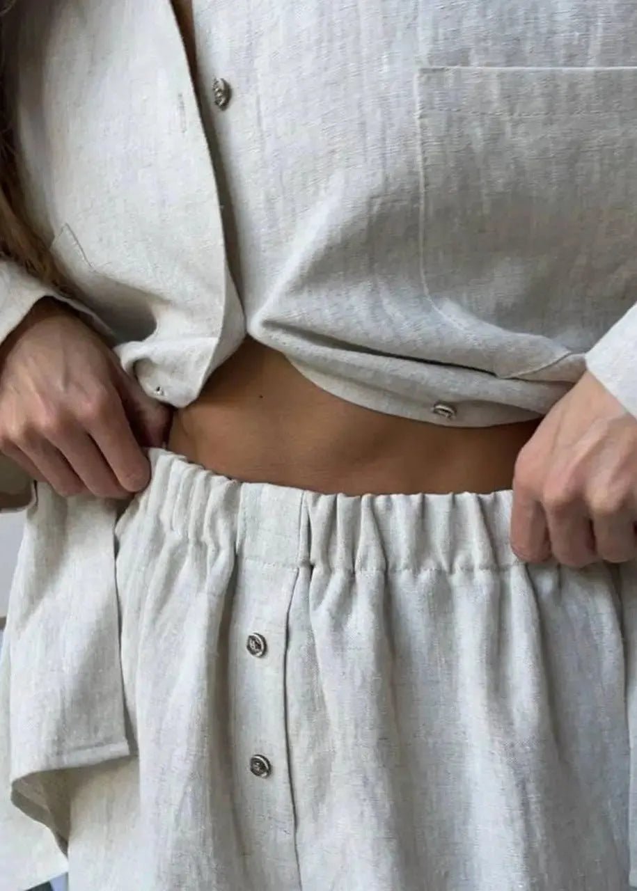 Aelita Relaxed Linen Co-Ord Set
