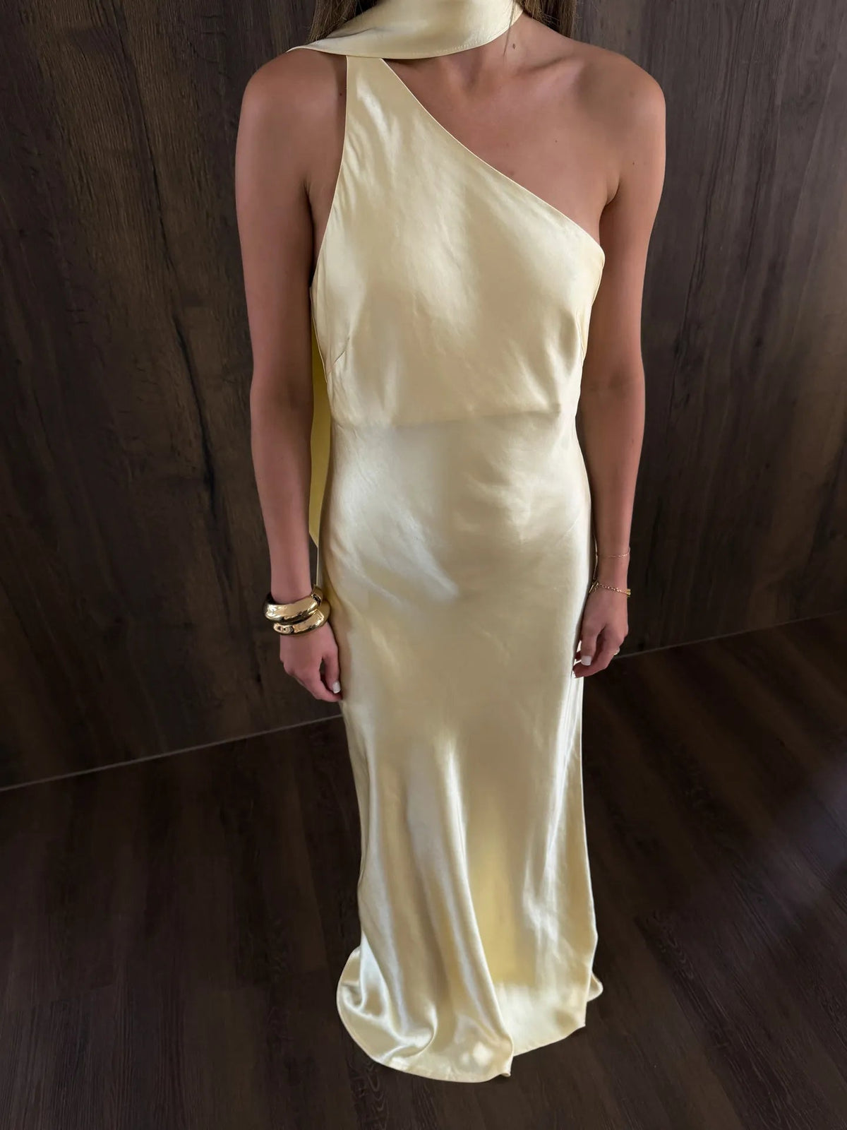 Airuna One-Shoulder-Abendkleid