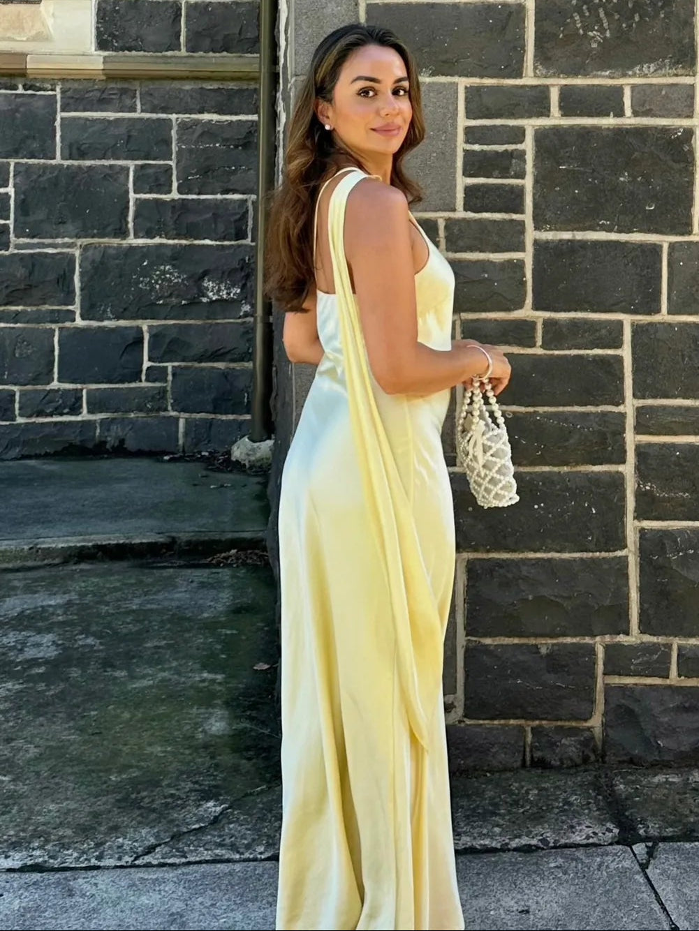 Airuna One-Shoulder-Abendkleid