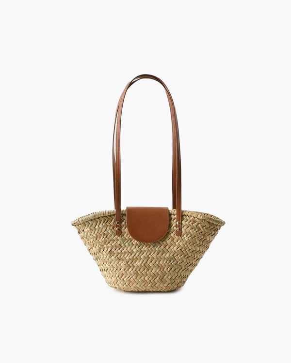 Aisea Woven Rattan Shoulder Bag
