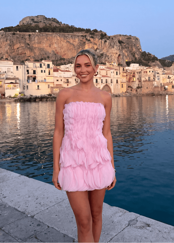 Aisene Chiffon-Minidress