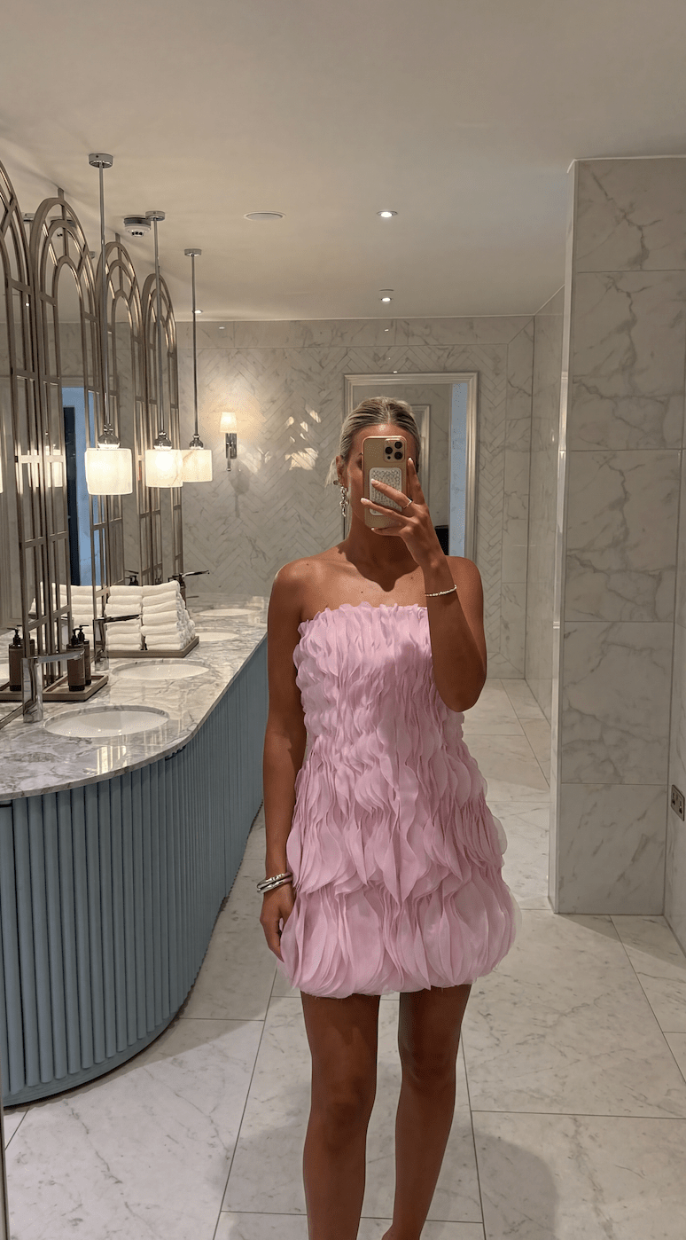 Aisene Chiffon-Minidress