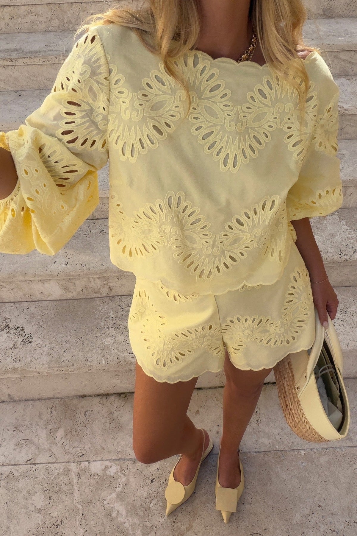 Aishaneke Eyelet-Kombi-Set