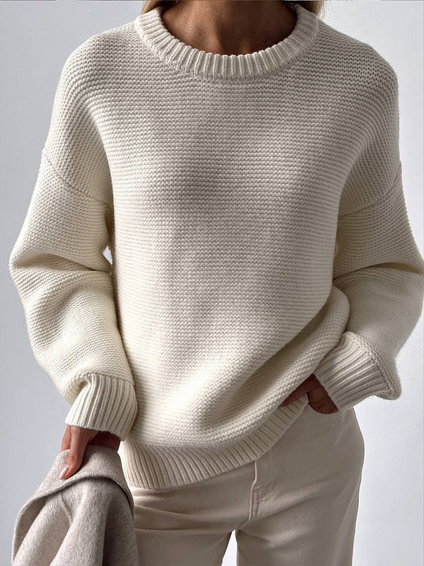 Aisionn Baumwollstrickpullover