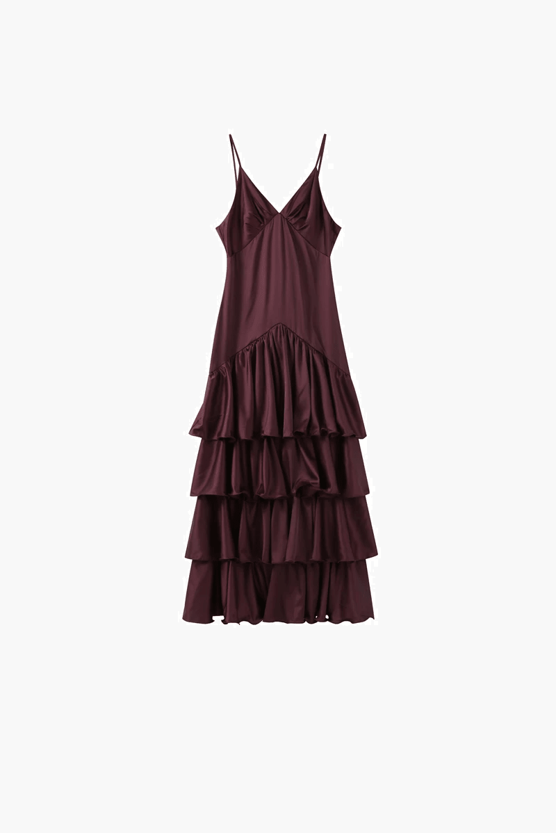 Aisley Trägerkleid mit Rüschen