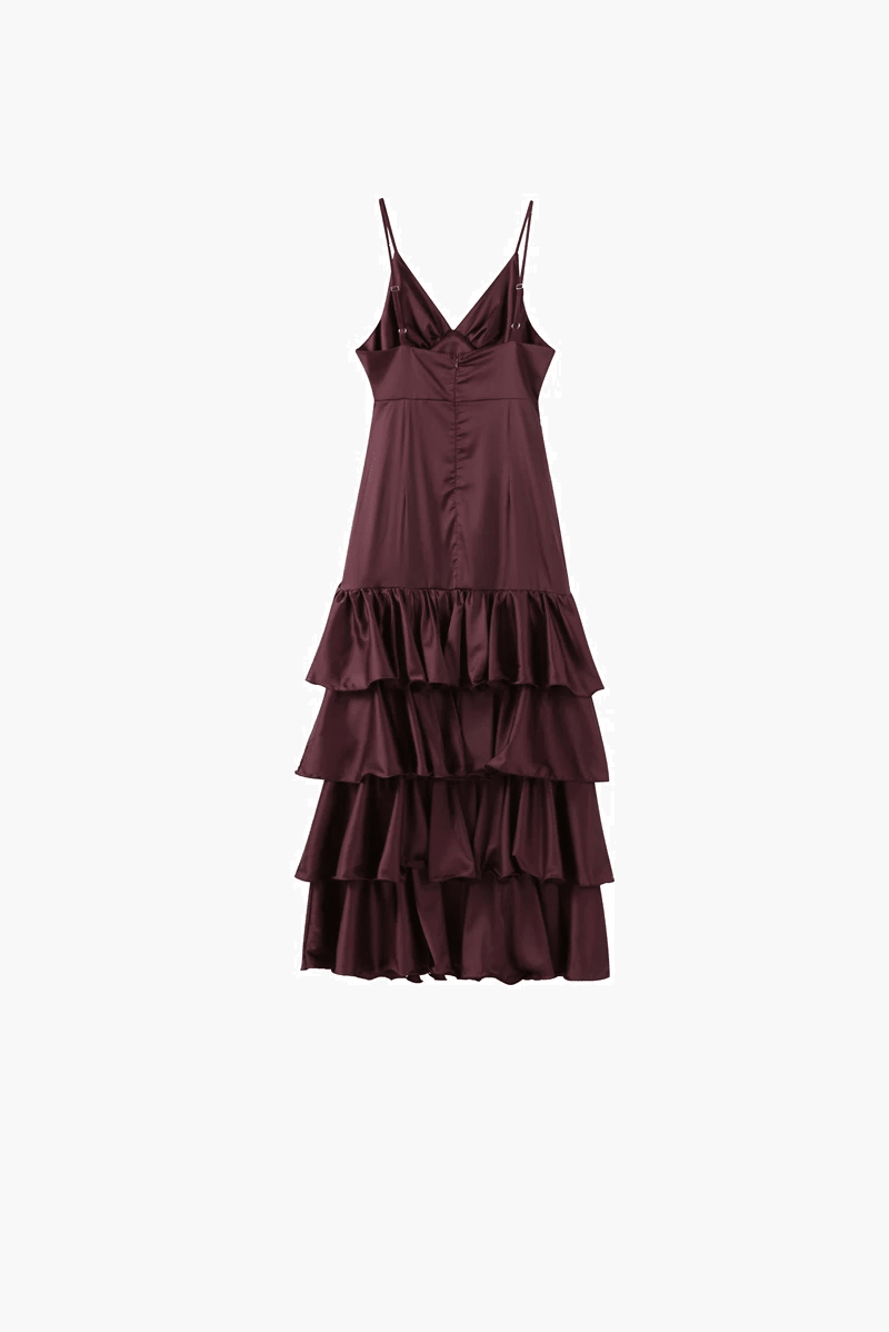 Aisley Trägerkleid mit Rüschen