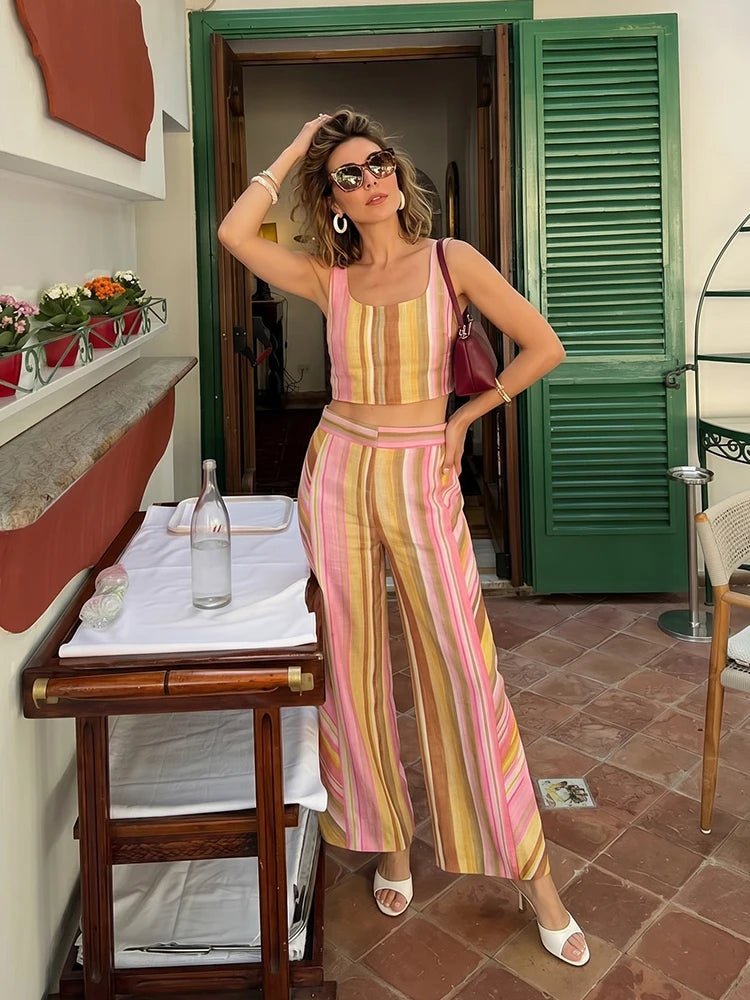 Aislinn Palazzo-Hose mit weitem Bein