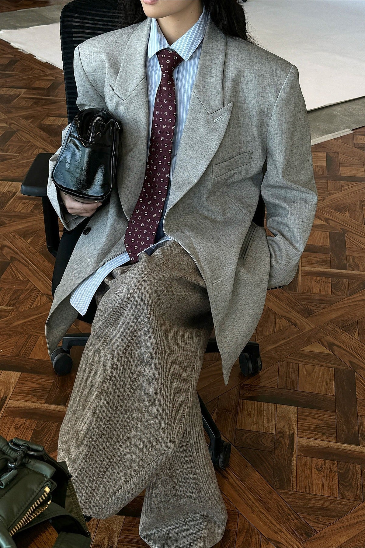 Akira Blazer mit strukturierter Schulterpartie