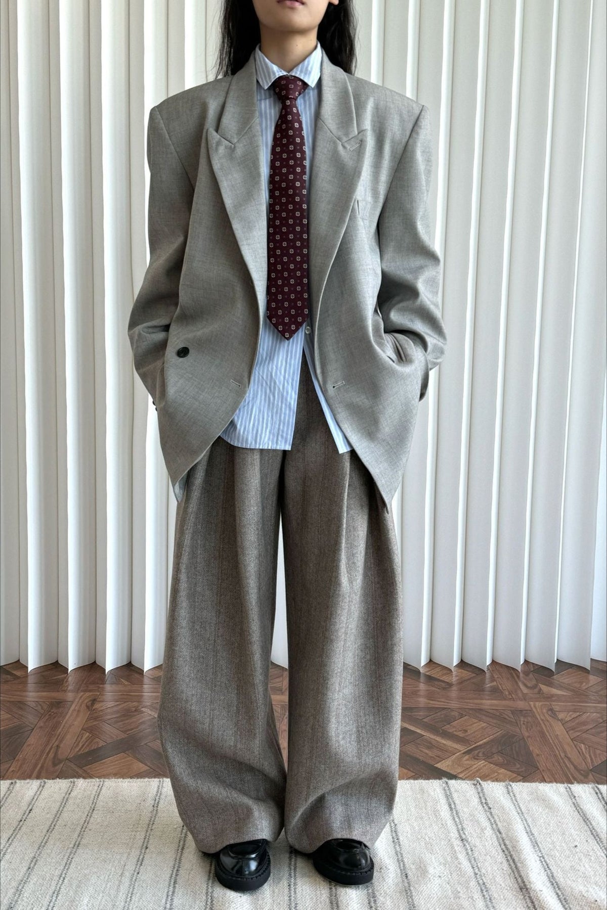 Akira Blazer mit strukturierter Schulterpartie