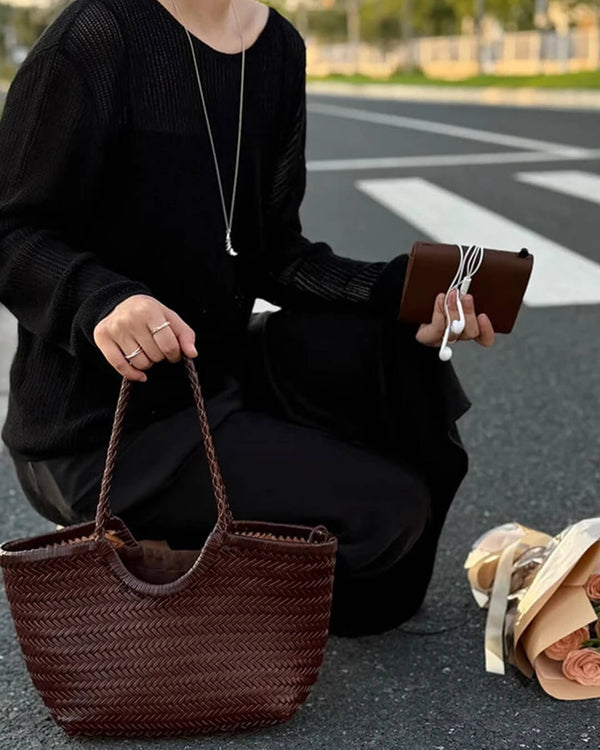Alba Handgewebte Tote-Bag
