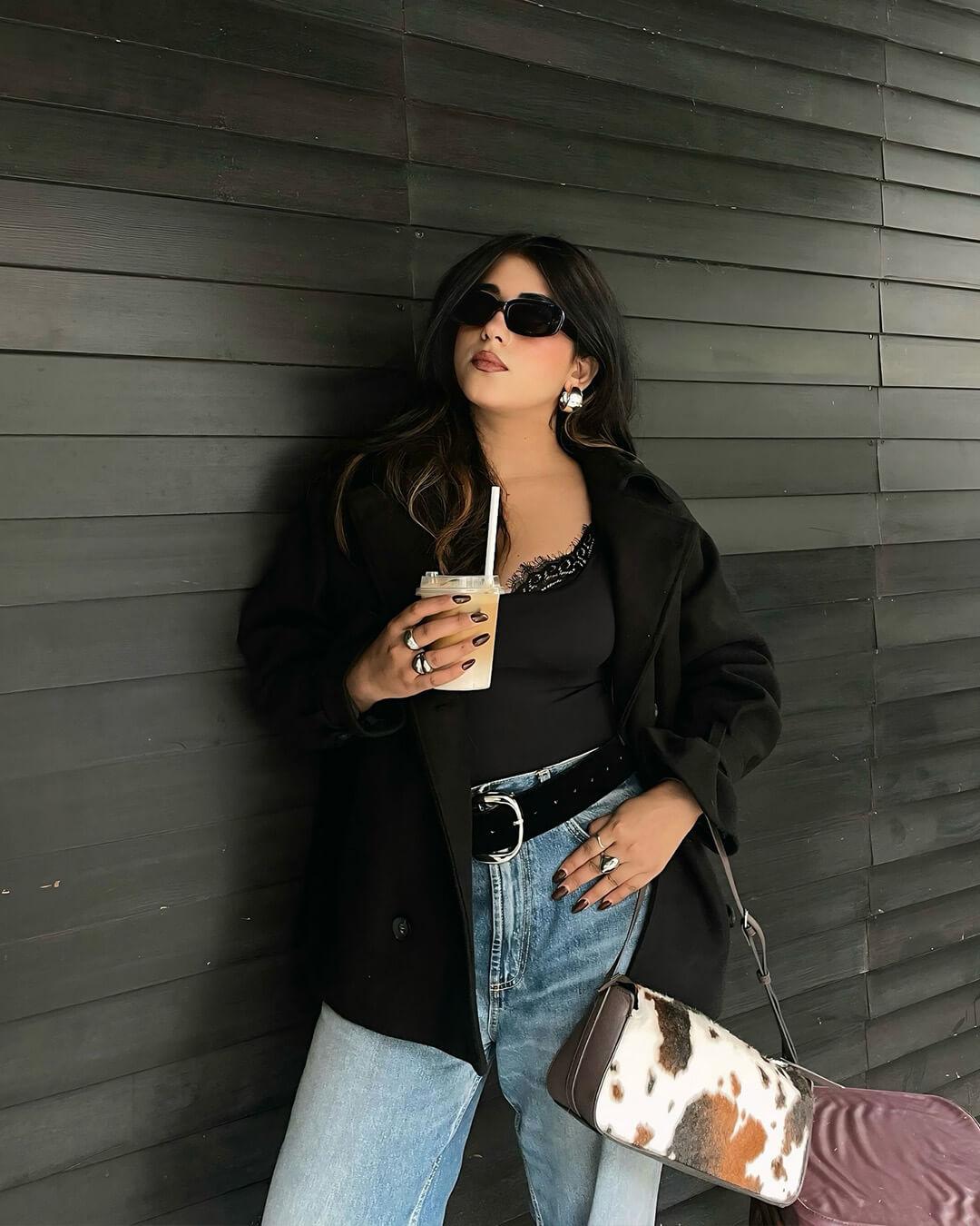 Alianna kurzer Trenchcoat mit Gürtel