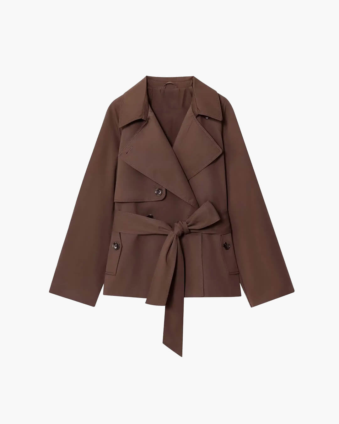 Alianna kurzer Trenchcoat mit Gürtel