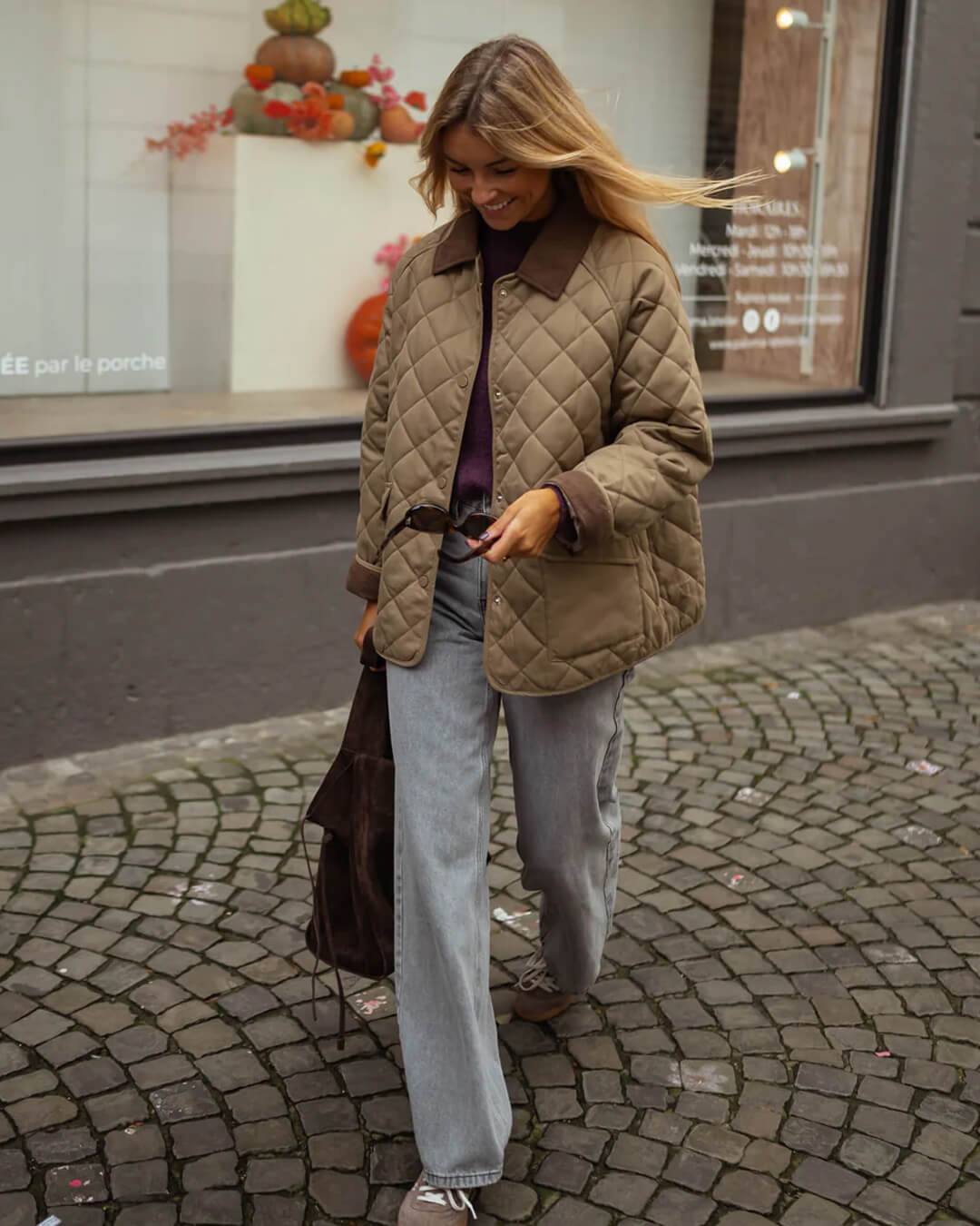 Gesteppte Retrojacke Alice