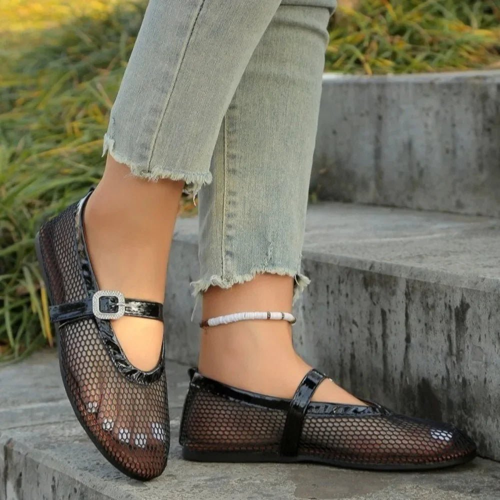 Alice Ballerinas mit runder Zehenpartie