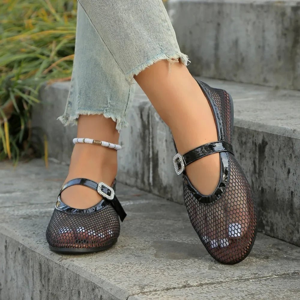 Alice Ballerinas mit runder Zehenpartie