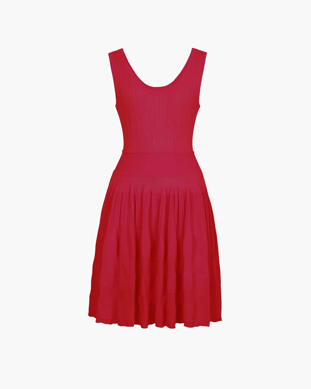 Alicia Gestricktes Minikleid mit Trägern