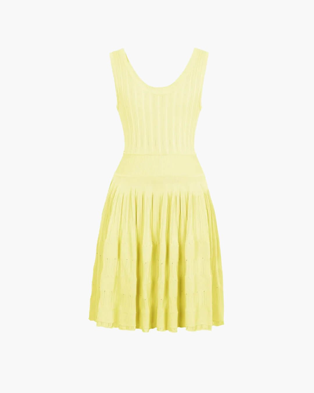 Alicia Gestricktes Minikleid mit Trägern