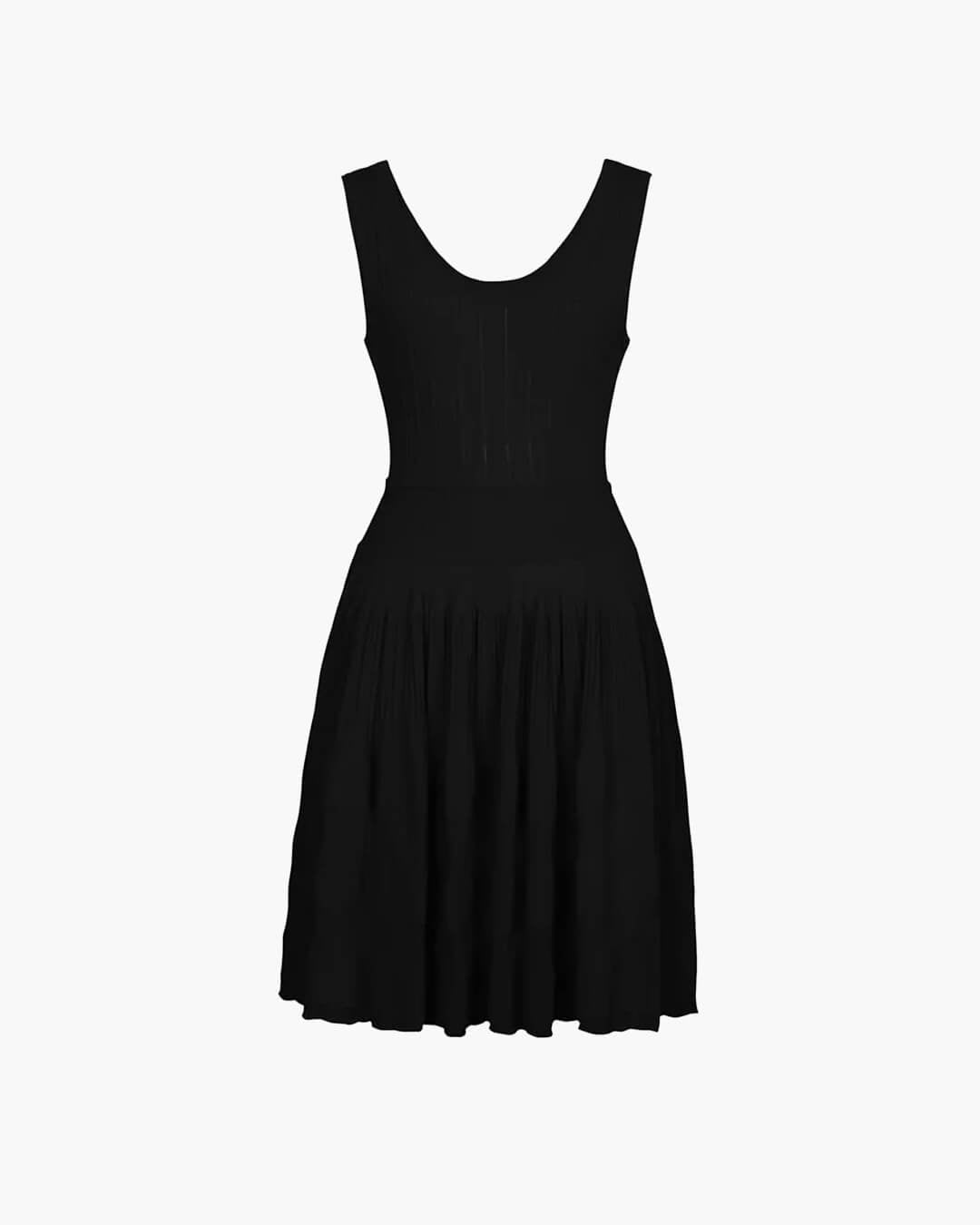 Alicia Gestricktes Minikleid mit Trägern