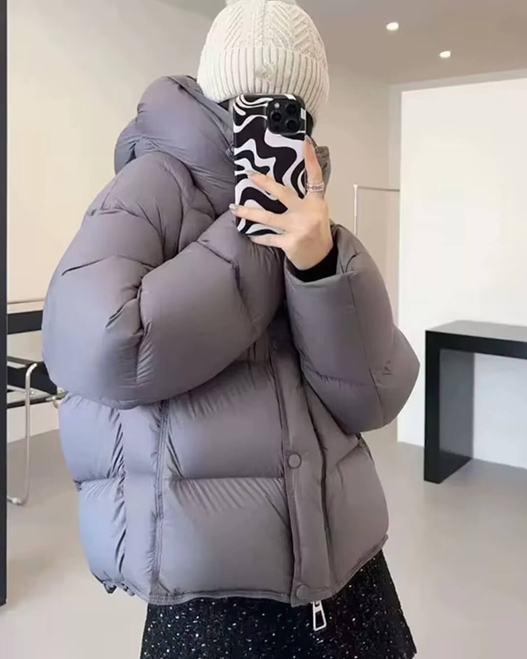 Alina Kapuzen-Steppjacke