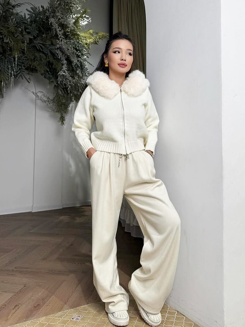 Alison Jacke aus Kunstpelz
