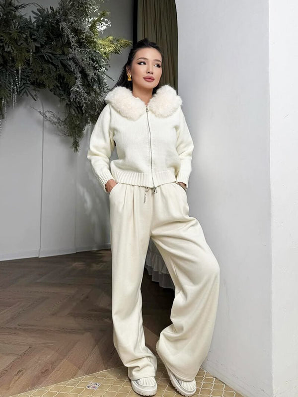 Alison Jacke aus Kunstpelz