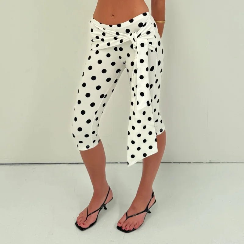 Amalia Caprihose mit Tupfenmuster