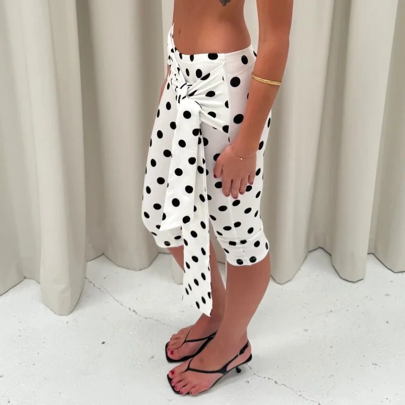 Amalia Caprihose mit Tupfenmuster
