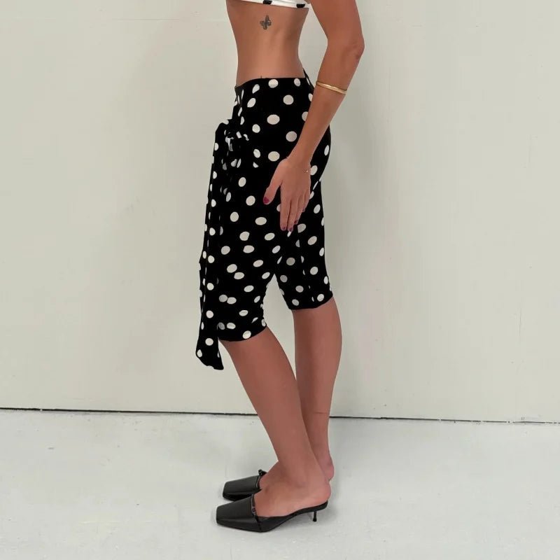 Amalia Caprihose mit Tupfenmuster