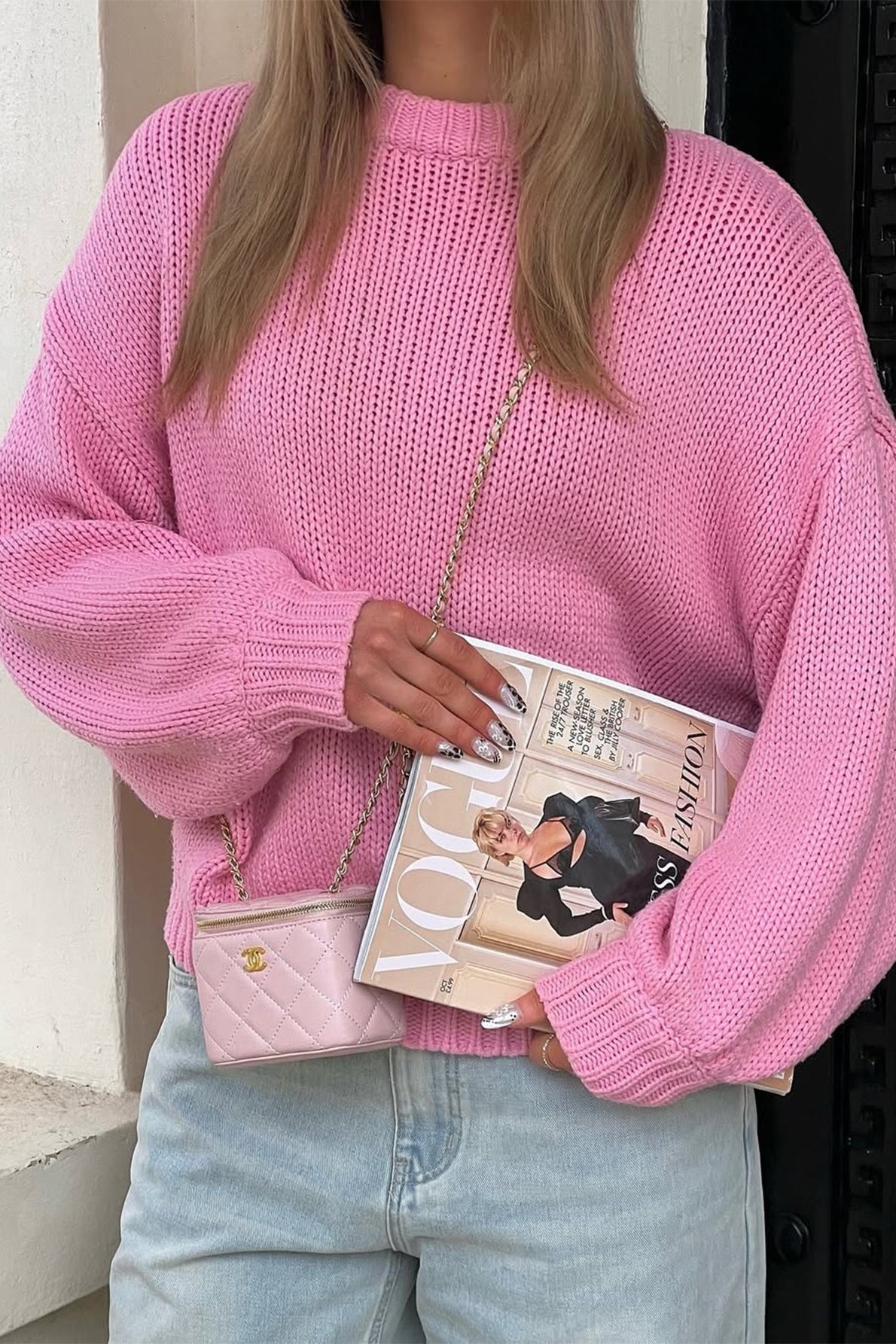 Amanda Layering-Pullover mit Rundhalsausschnitt