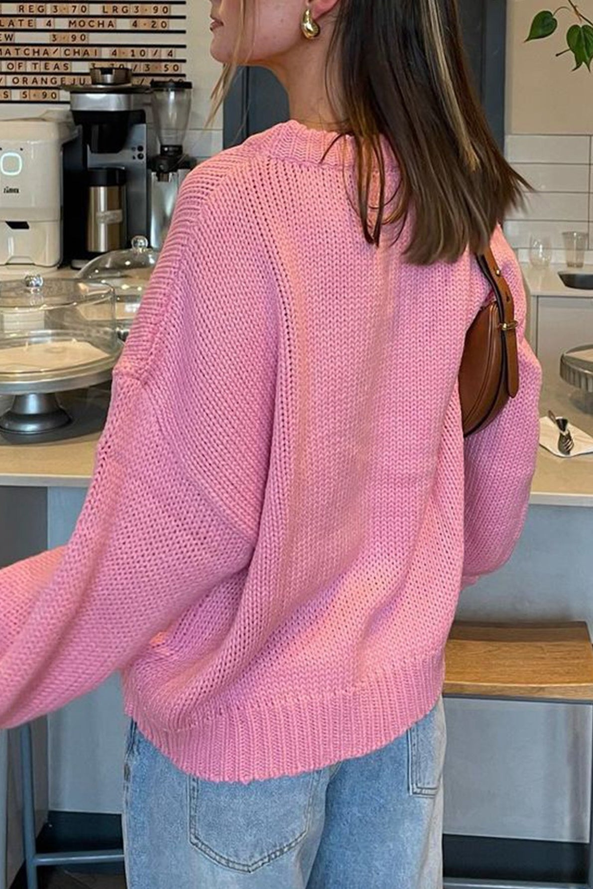 Amanda Layering-Pullover mit Rundhalsausschnitt