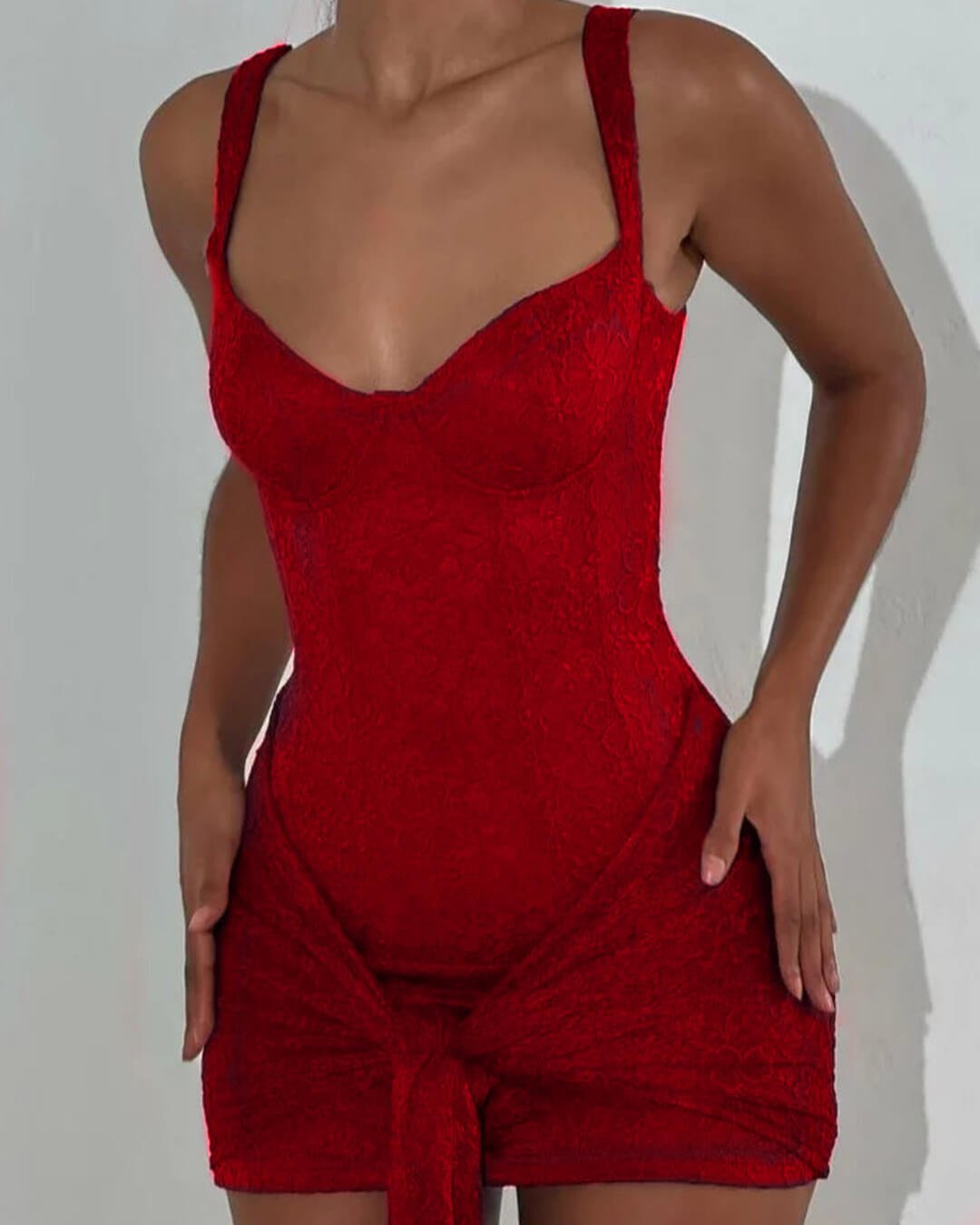 Amanda Ärmelloses Korsett-Minikleid