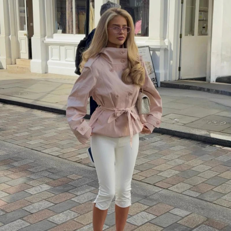 Amy Trenchjacke mit Gürtel