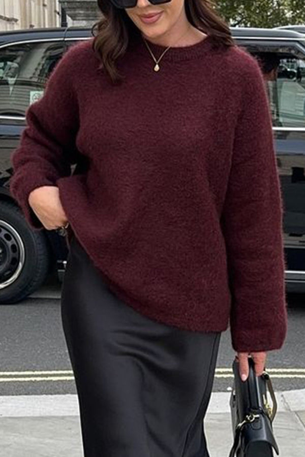 Angela Ribbed Knit Sweater