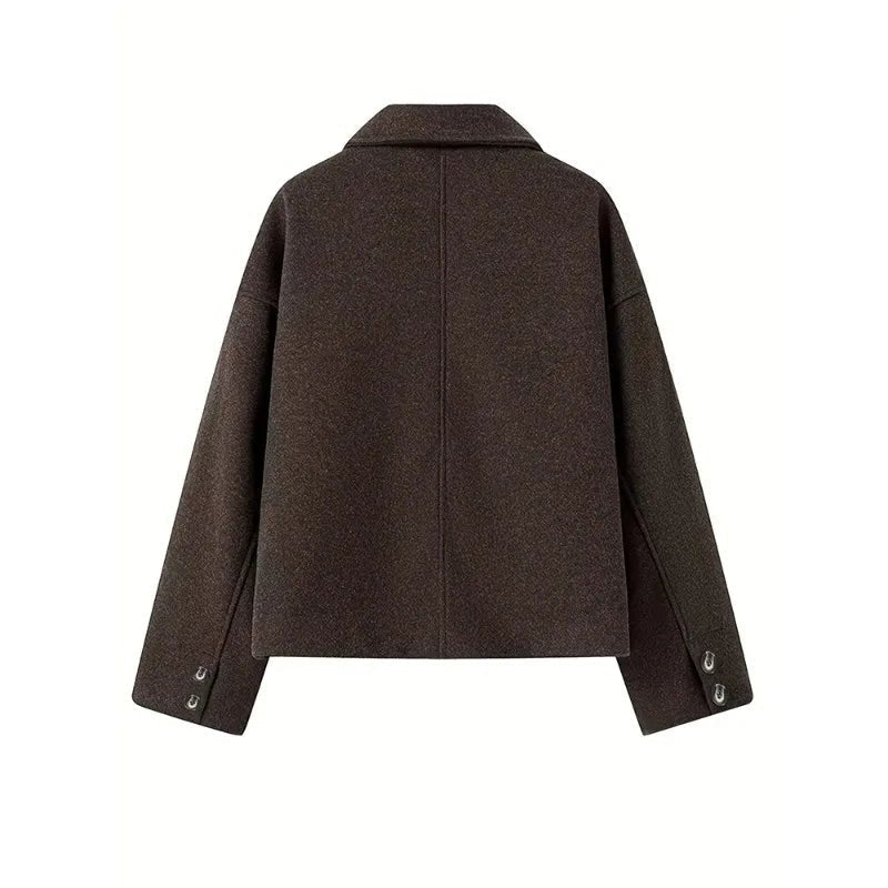 Angelina Kurze Jacke mit Knöpfen