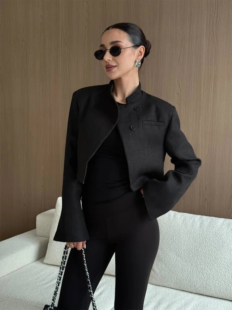 Anneliese Kurzer Blazer mit Knopfleiste