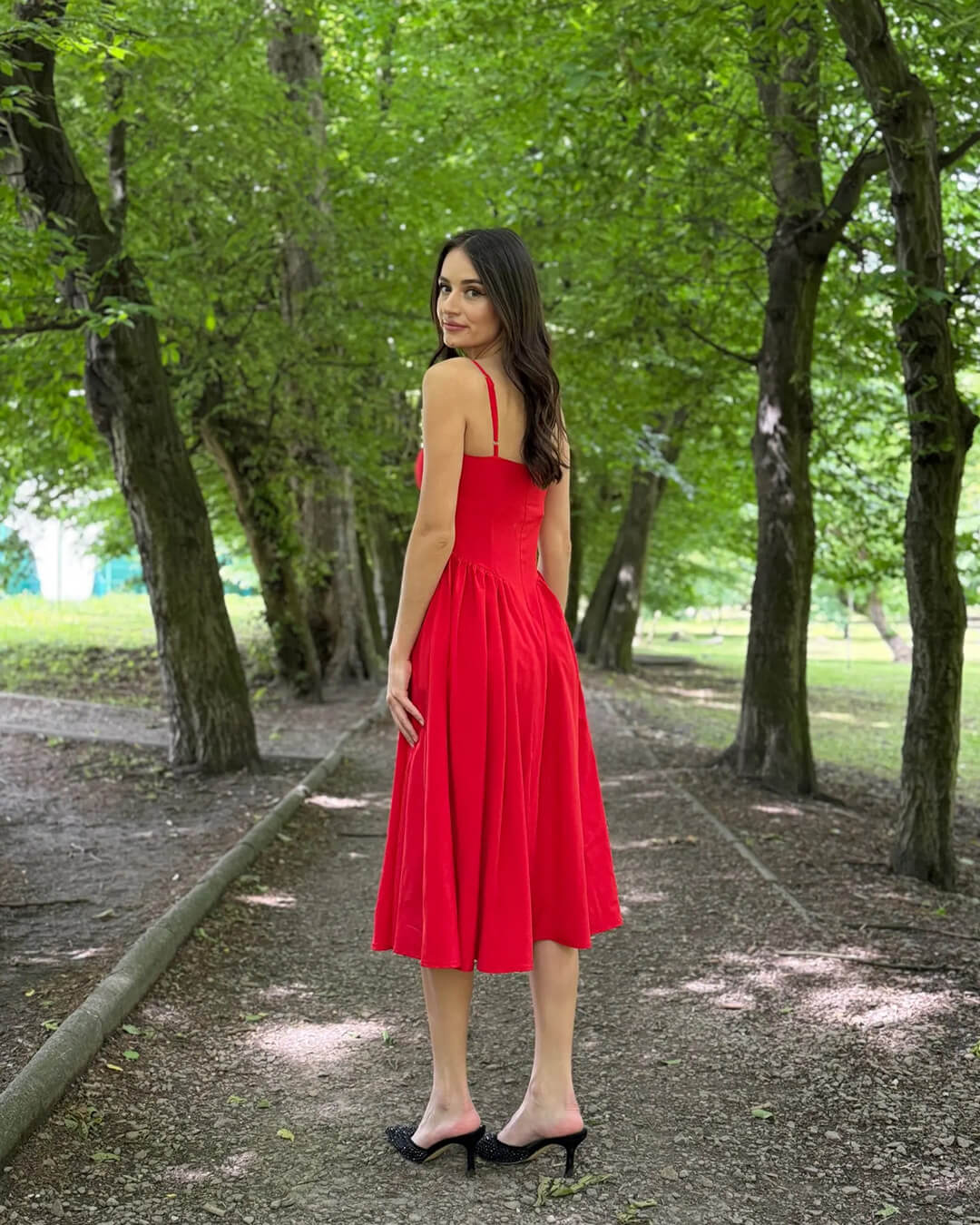 Annika Ärmelloses Midikleid mit Trägern