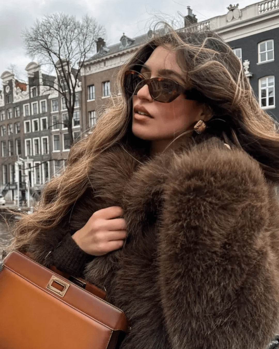 Audrey Kunstpelzjacke