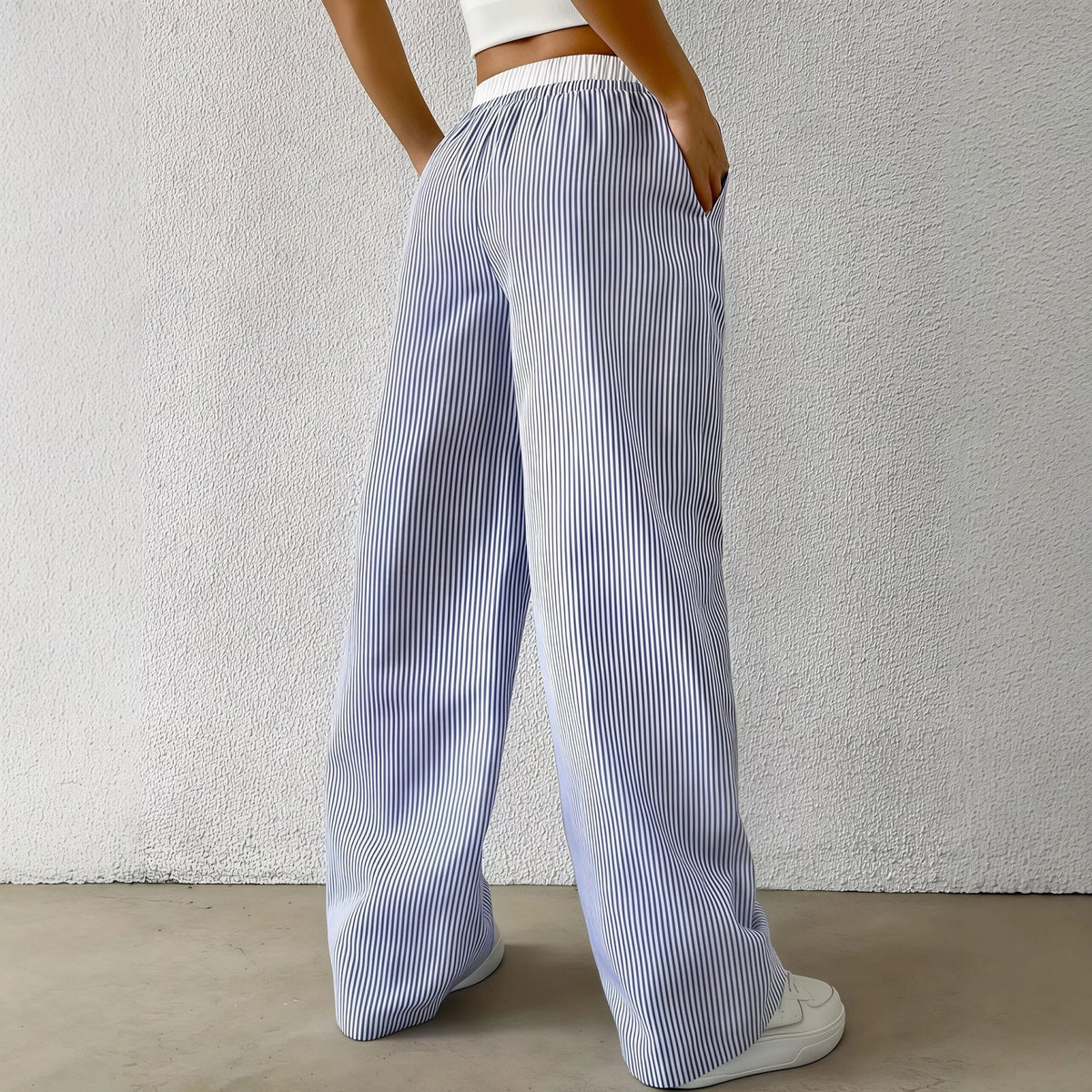 Beatrice Gestreifte gerade Freizeithose