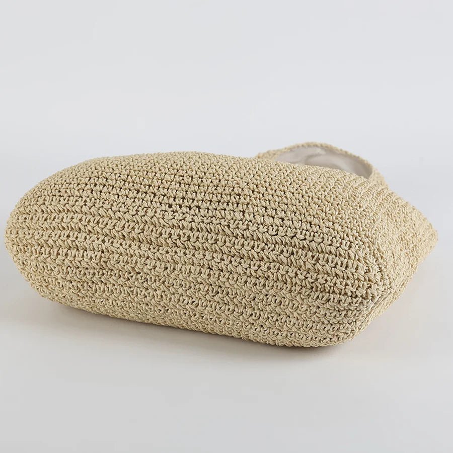 Beatrice Tote-Bag aus gewebtem Rattan